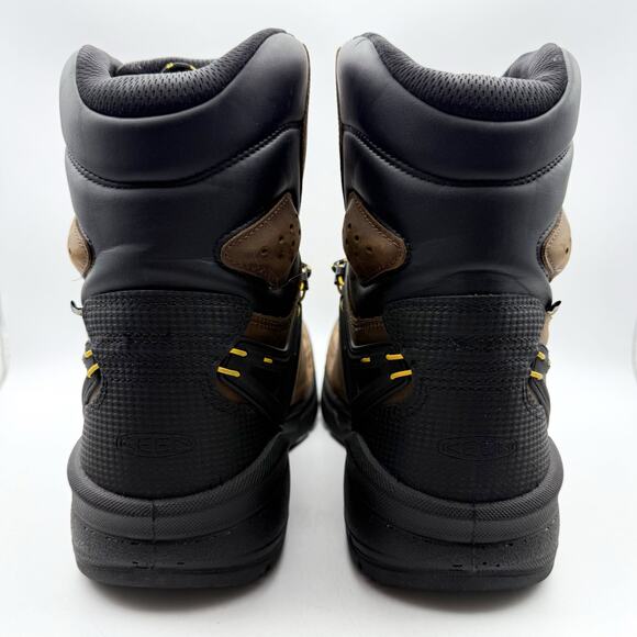 KEEN Mens Utility Dover 8" Work Boot US 14 D EU 47.5 Brown WP Carbon Toe NIB - Picture 9 of 14